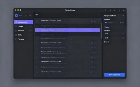  Adobe InCopy 中文：专业文字编辑出版协作