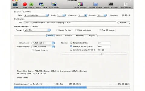 HandBrake for Win/Mac 免费视频转码软件