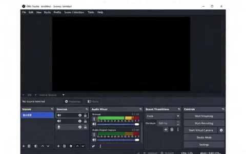 OBS Studio 开源直播推流软件 支持虚拟摄像头与插件扩展