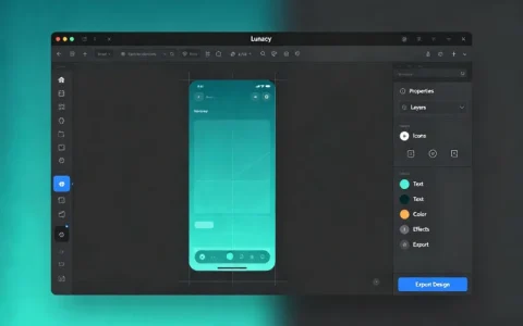 Lunacy 免费跨平台 UI/UX 矢量设计软件