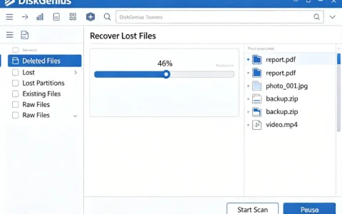 DiskGenius 下载：支持NTFS/EXT4/ReFS等多文件系统恢复