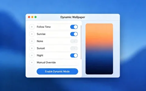Dynamic Wallpaper for mac 自定义电脑动态壁纸软件