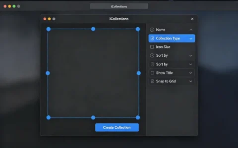 iCollections for Mac 自定义桌面整理文件图标工具
