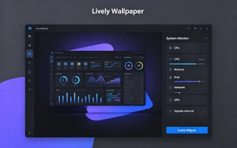 Lively Wallpaper 开源无广告，多显示器动态壁纸桌面软件