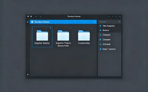 Stardock Fences for Win 桌面自动整理图标分区工具