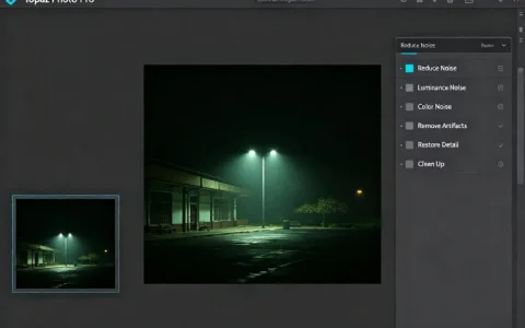 Topaz Photo Pro 免费下载｜AI 照片降噪锐化放大软件