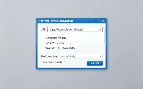 Internet Download Manager (IDM)｜老牌多线程下载神器，支持断点续传