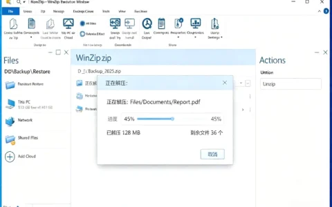 WinZip Pro 文件加密压缩工具 传输与备份于一体