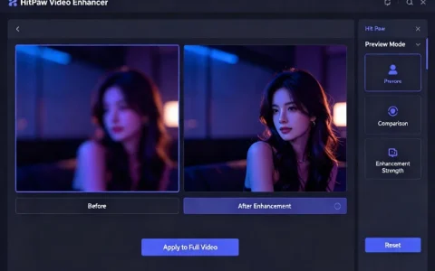 HitPaw Video Enhancer AI视频增强 4K/8K 老片上色+云加速