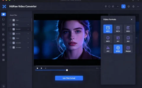 HitPaw Video Converter中文版｜AI 4K增强视频转换压缩工具