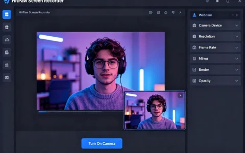 HitPaw Screen Recorder 中文 4K录屏直播软件